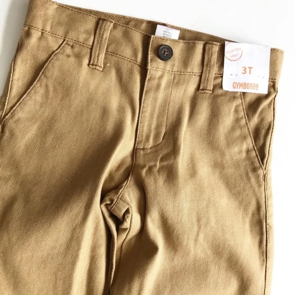 Gymboree NWT tan vest (2-3T) pant (3T) set